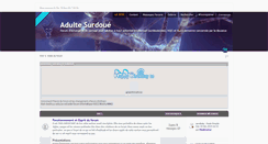 Desktop Screenshot of adulte-surdoue.fr